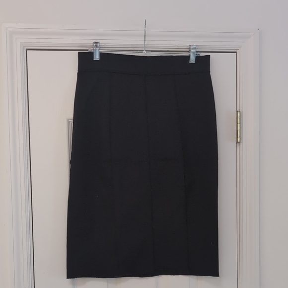 D&G Dolce Gabanna Black Knee-Length Pencil Skirt Size 8 - Picture 1 of 10